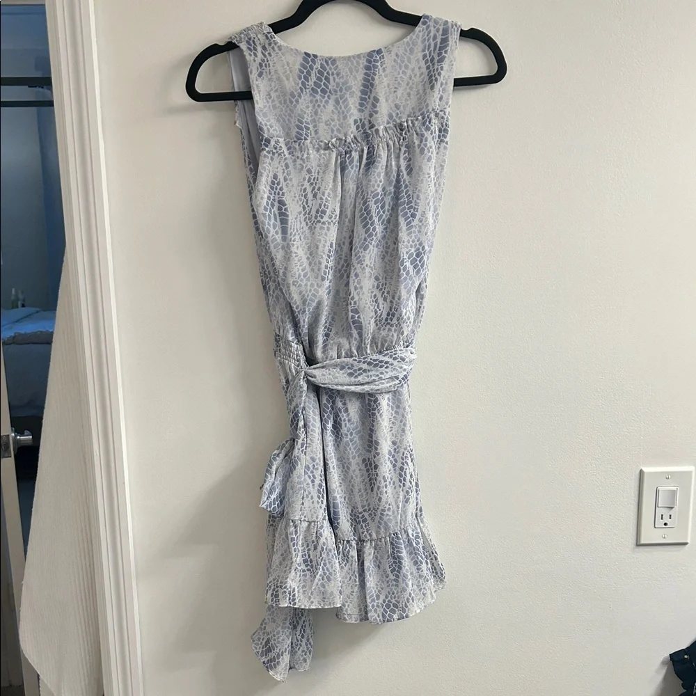Blue Patterned Dress - Picture 2 of 4